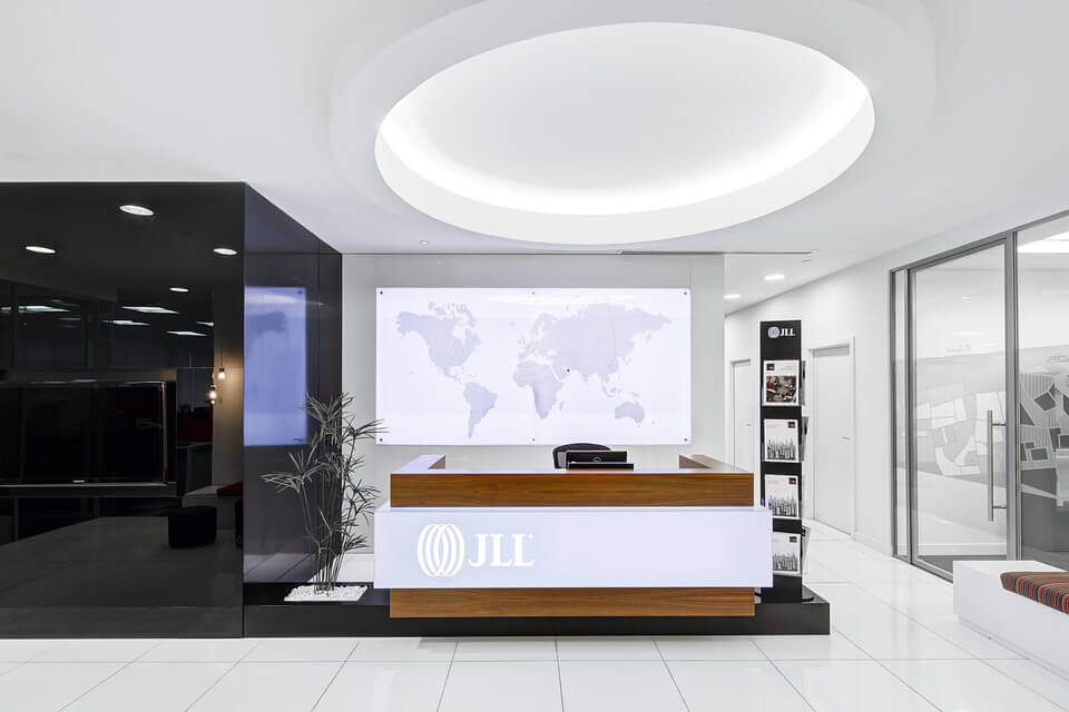 office reception area