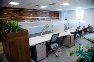 Office Desk Storage in Corporate Office