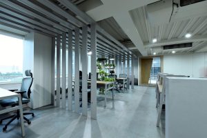 open concept office space