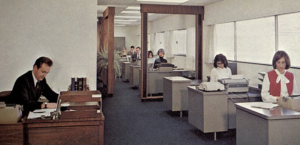 1970 office cubicles 